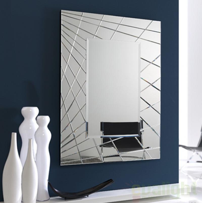 Oglinda decorativa moderna dim.150x110cm Fusion 161022 Schuller Valencia, corpuri de iluminat, lustre