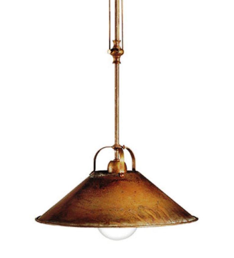 Lustra, Pendul rustic fabricat manual diam. 35cm La Cascina 204.11.00, corpuri de iluminat, lustre