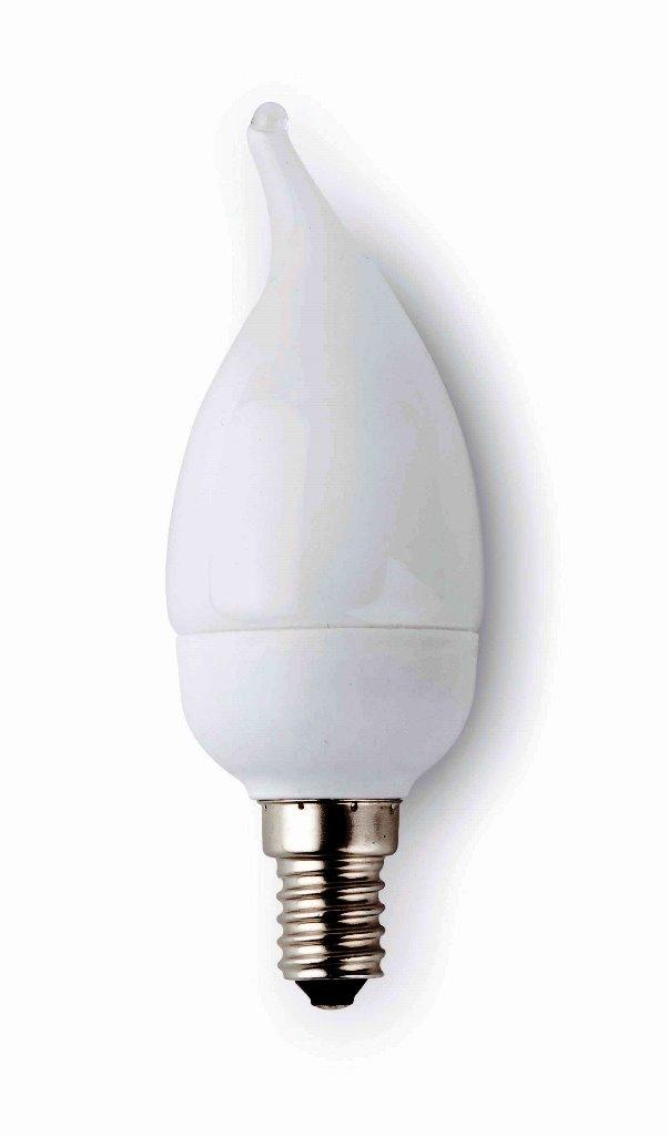 Bec energy saving decorativ candle E14 9Watt warm light 16210 Faro Barcelona, corpuri de iluminat, lustre