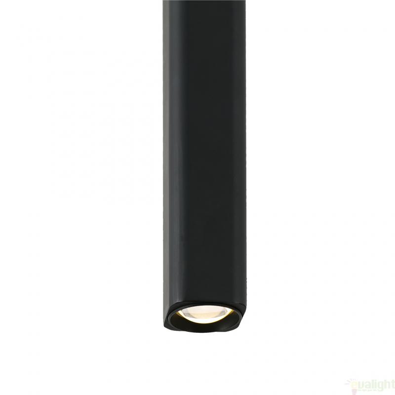 Pendul negru suspendat cu iluminat LED, LISE 29887 Faro Barcelona , corpuri de iluminat, lustre