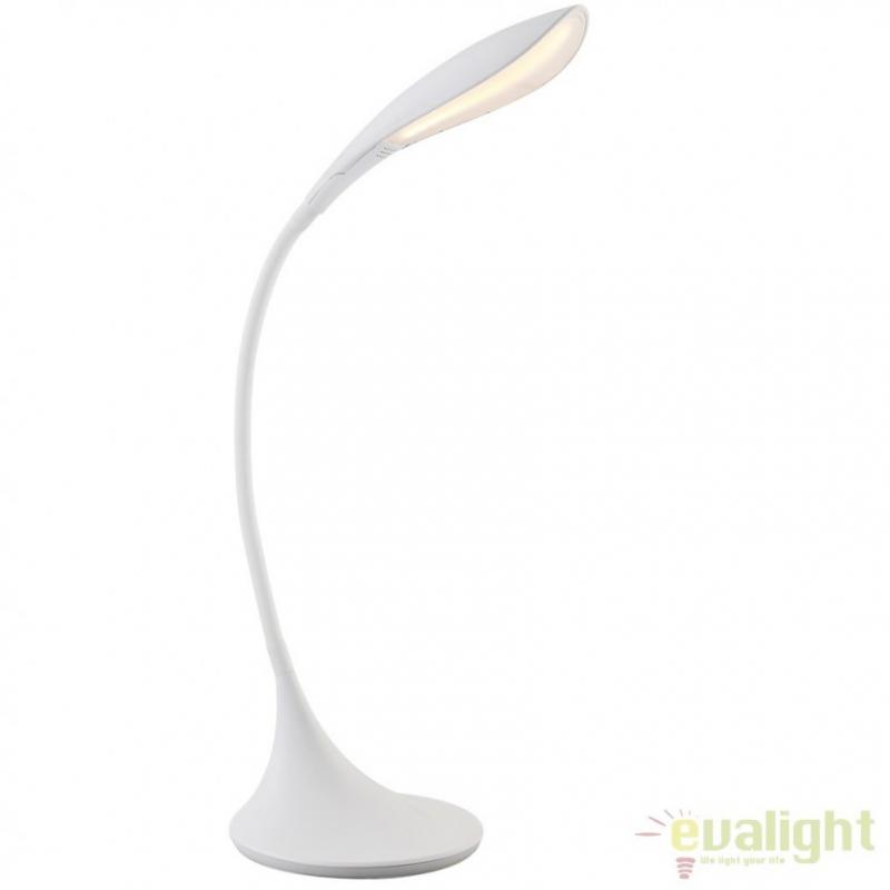Veioza / Lampa moderna cu touch dimmer, brat flexibil, iluminat LED, SHANNON 58242 Globo Lighting, corpuri de iluminat, lustre