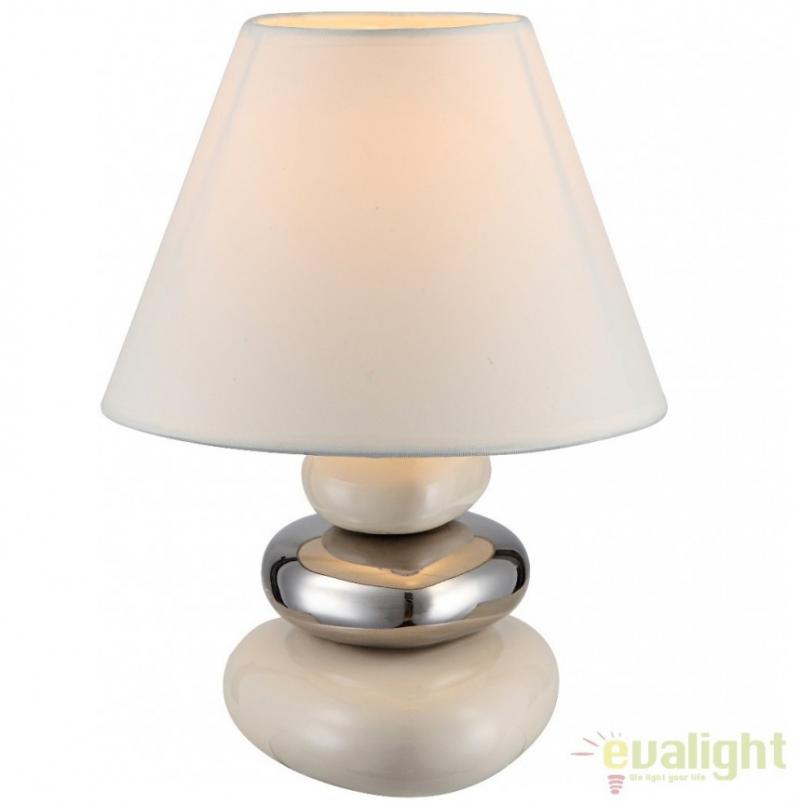 Veioza / Lampa de masa cu design modern, TRAVIS 21686 Globo Lighting, corpuri de iluminat, lustre