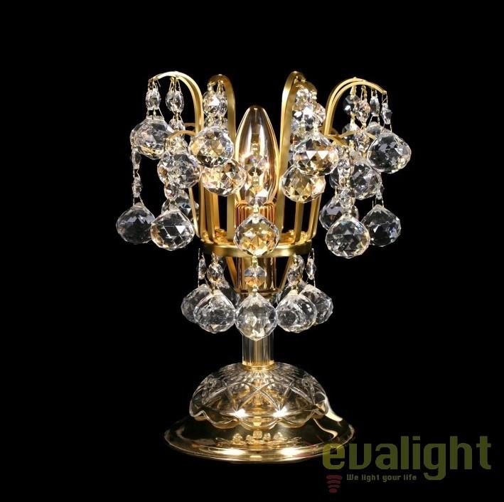 Veioza, lampa de masa LUX cristal Bohemia S35 555/01/4, corpuri de iluminat, lustre