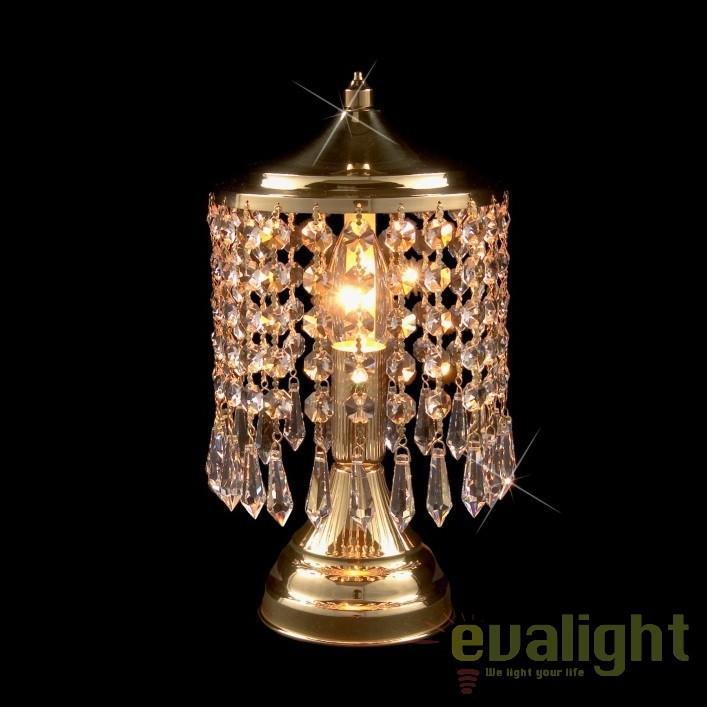 Veioza, lampa de masa LUX cristal Bohemia S35 580/01/3, corpuri de iluminat, lustre