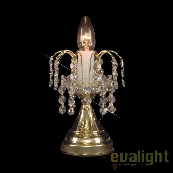 Veioza, lampa de masa LUX cristal Bohemia S35 590/01/6, corpuri de iluminat, lustre
