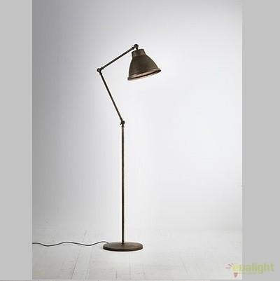 Lampadar, lampa de podea Vintage, Industrial Style cu brat articulat, Loft 269.08.OF, corpuri de iluminat, lustre