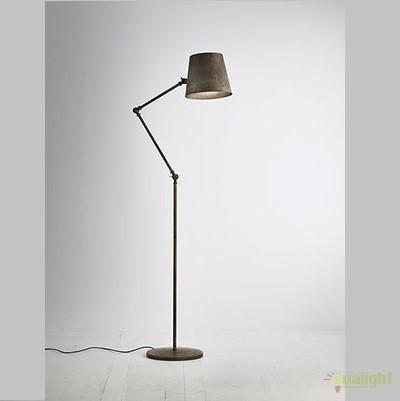Lampadar, lampa de podea Vintage, Industrial Style cu brat articulat, Reporter 271.08.OF, corpuri de iluminat, lustre