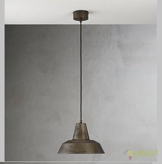 Pendul design minimalist Industrial Style, diam.34cm, Officina 268.10.FF, corpuri de iluminat, lustre