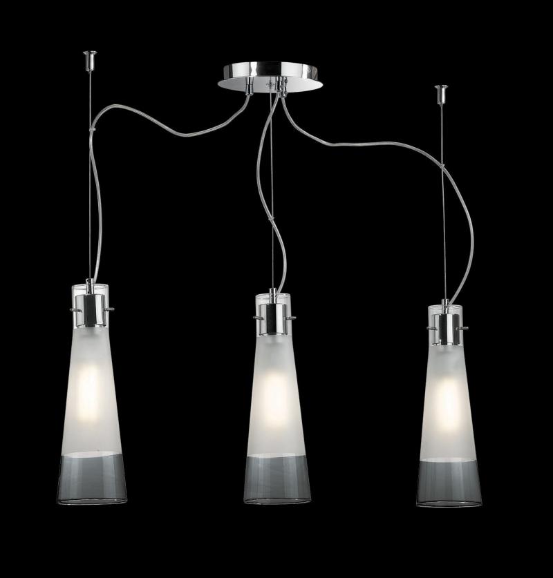 Pendul design italian KUKY CLEAR SP3, corpuri de iluminat, lustre